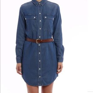 MICHAEL KORS DENIM SHIRT DRESS